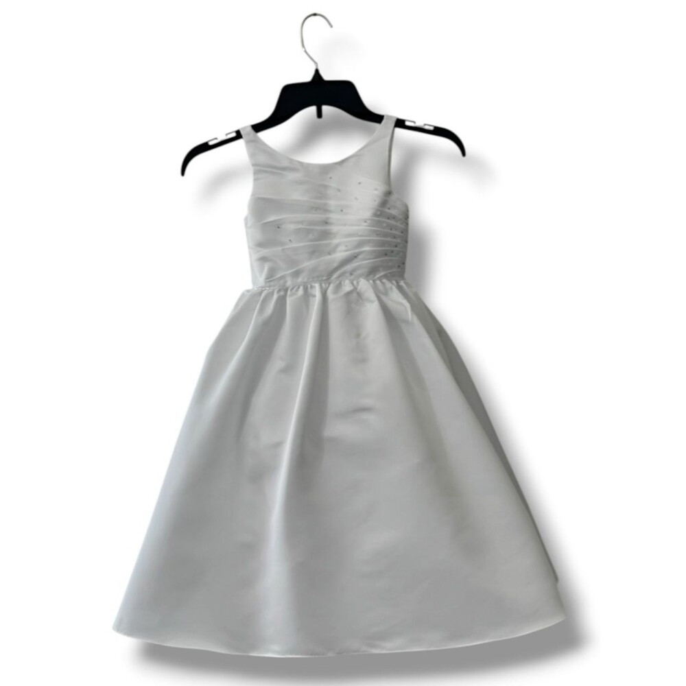 Cherish White Flower Girl Dress Size 3 Formal Special Occasion Classic